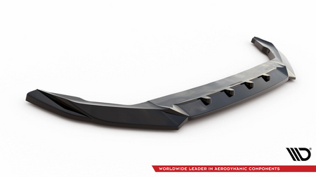 Splitter Volvo XC90 R-Design II Facelift Front v.1 Gloss Black