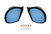 Mirrors Uniwersalne Z3 ABS Black Manual Blue Glass