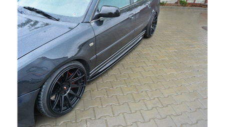 Dokładka Audi S4 B5 Progi Gloss Black