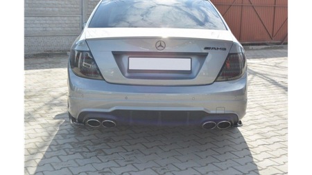 Splitter Mercedes-Benz C W204 S204 Tył Boczne Gloss Black