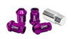 Wheel lug nuts D1Spec Replica 40mm M12x1,5 Purple