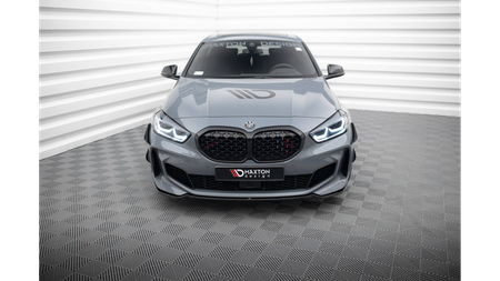 Front Splitter V.4 for BMW 1 F40 M-Pack/ M135i Gloss Black