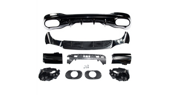 Diffuser Mercedes-Benz CLA C118 X118 Rear Gloss Black