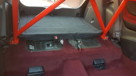 Rollbar skręcana pół klatka Honda Civic VIII Black