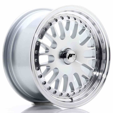 JR Wheels JR10 15x7 ET30 Blank Silver Machined Face