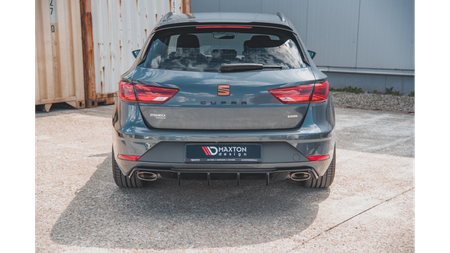 Diffuser Seat Leon Cupra I STII Facelift Rear Valance v.2 Gloss Black