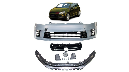 Zderzak Volkswagen POLO V Przód Grill