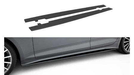 Side Skirts Audi A5 F5 Facelift Street Pro Black