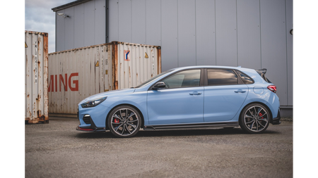 Diffuser Hyundai I30 III N Side Skirts v.5 Gloss Black