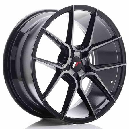 JR Wheels JR30 19x8,5 ET35-42 5H BLANK Black Brushed w/Tinted Face