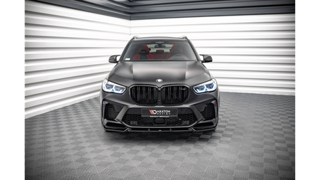 Splitter BMW X5 F95 M-Pack Front v.1 Gloss Black