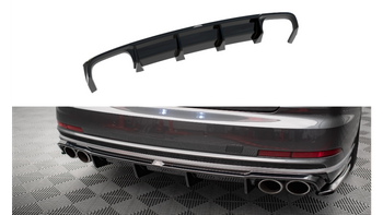 Diffuser Audi S8 D5 Rear Valance Gloss Black