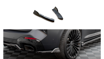 Splitter BMW X3 G01 Facelift M-Pack Rear Side Gloss Black