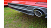 Splitter Audi A5 F5 S-Line Rear Central without Diffuser Gloss Black