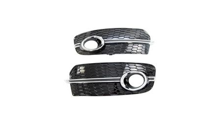 Fog Light Covers Audi Q5 8R Facelift Chrome Black