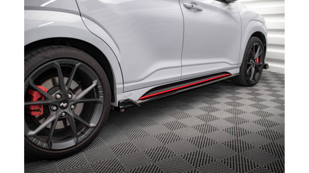 Dokładka Hyundai Kona N Mk1 Flaps Progi v.1 Gloss Black