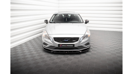 Splitter Volvo S60 II R-Design przód v.1 Gloss Black