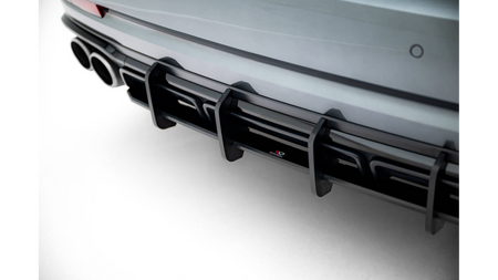 Diffuser Audi S8 D5 Facelift Rear Street Pro Red