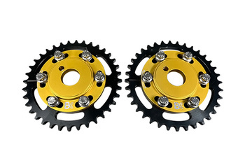 Brian Crower Adjustable Cam Gears - Gold Anodize (Nissan SR20DE[T]) - Pair BC8820