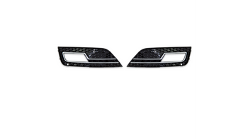 Fog Light Covers Audi A4 B8 Facelift Chrome Black