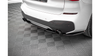 Splitter BMW X1 F48 M-Pack Tył Środkowy Gloss Black