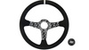 Steering wheel SLIDE 350mm offset:90mm Suede Hydrographics