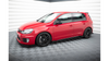 Dokładka Volkswagen Golf VI GTI Progi Racing Black-Red + Gloss Flaps