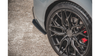 Splitter Audi RS3 8V Sportback Rear Side Racing Durability Black-Red