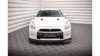 Splitter Nissan GTR R35 Facelift Front + Flaps Gloss Black