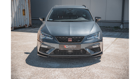 Splitter Seat Leon Cupra FR III Facelift przód v.7 Gloss Black