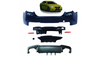 Bumper BMW 5 F10 Rear with Diffuser