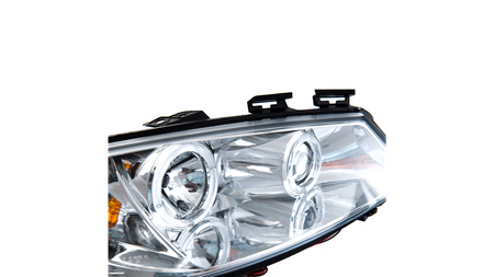 Lampy RENAULT MEGANE II Przód Chrome