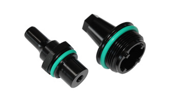 Zawór PCV aluminiowy N54 + zaślepka