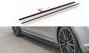 Diffuser Volkswagen Golf 7 GTI Side Skirts Racing Black