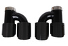 Exhaust Tip 101mmx2 enter 67mm Carbon Gloss Set