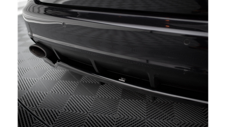 Splitter Audi RS6 C6 Tył Środkowy z Dyfuzorem Gloss Black