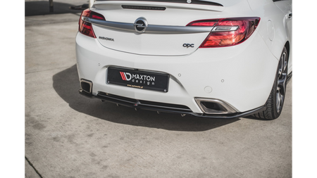 Splitter Opel Insignia Mk. 1 OPC Facelift Rear Central with Diffuser Gloss Black