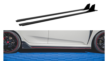 Diffuser Honda Civic X Type-R Side Skirts Racing Black-Red