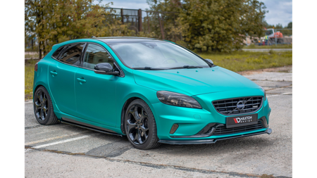 Splitter Volvo V40 R-design Front Gloss Black
