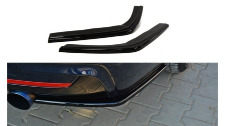 Splitter BMW 4 F32 M-Pack Rear Side v.1 Gloss Black