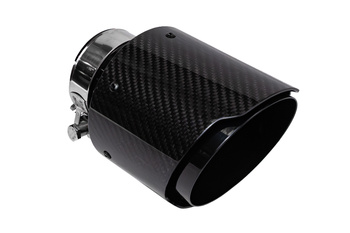 Exhaust Tip 114mm enter 70mm Carbon Gloss