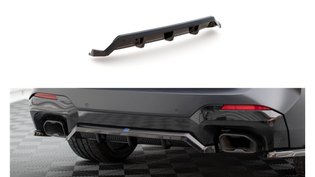 Splitter BMW X3 G01 Facelift M-Pack Rear Central with Diffuser Gloss Black