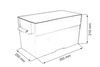 12V Battery Box Solar 350x200x210
