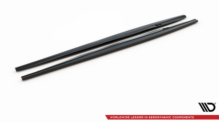 Diffuser Volkswagen Scirocco III R Side Skirts Gloss Black
