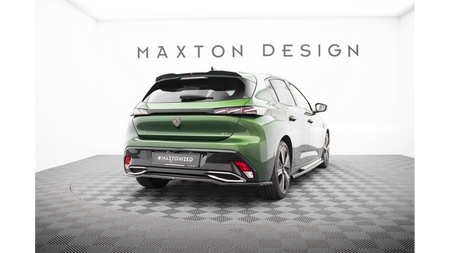 Splitter Peugeot 308 Mk3 Tył Środkowy z Dyfuzorem