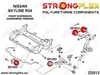 Front lower radius arm to chassis bush