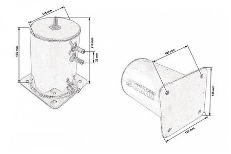 TurboWorks Fuel tank 1,5L Swirl Pot