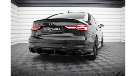 Diffuser Audi RS3 8V Facelift Rear Street Pro Black