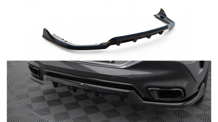 Splitter BMW X6 G06 Facelift M-Pack Rear Central with Diffuser v.2