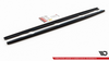 Diffuser Mercedes-Benz C C205 63AMG Facelift Side Skirts v.1 Gloss Black